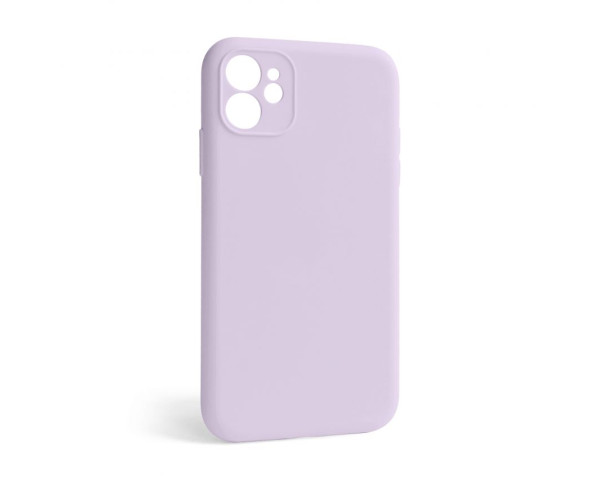 Чохол Full Silicone Case для Apple iPhone 12 lilac purple (72) закрита камера (без логотипу)