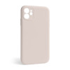 Чохол Full Silicone Case для Apple iPhone 12 grey pink (73) закрита камера (без логотипу)