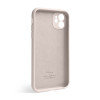 Чохол Full Silicone Case для Apple iPhone 12 grey pink (73) закрита камера (без логотипу)
