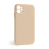 Чохол Full Silicone Case для Apple iPhone 12 desert gold (76) закрита камера (без логотипу)