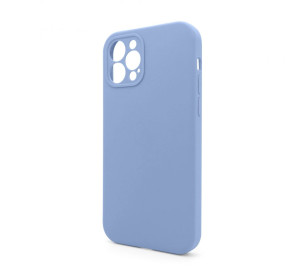 Чохол Full Silicone Case для Apple iPhone 12 Pro light blue (05) закрита камера (без логотипу)
