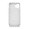 Чехол Full Silicone Case для Apple iPhone 12 Pro white (09) закрытая камера (без логотипа)
