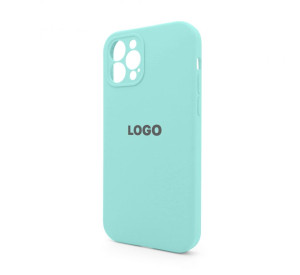 Чохол Full Silicone Case для Apple iPhone 12 Pro sea blue (21) закрита камера