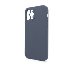Чохол Full Silicone Case для Apple iPhone 12 Pro lavender grey (28) закрита камера (без логотипу)