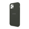 Чохол Full Silicone Case для Apple iPhone 12 Pro dark olive (35) закрита камера