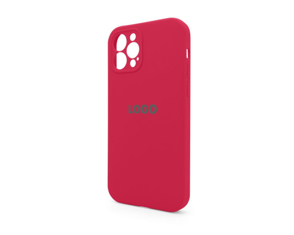 Чохол Full Silicone Case для Apple iPhone 12 Pro rose red (37) закрита камера