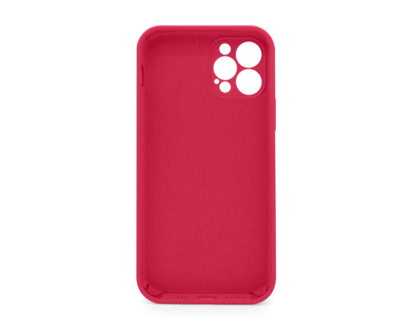 Чохол Full Silicone Case для Apple iPhone 12 Pro rose red (37) закрита камера