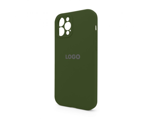 Чохол Full Silicone Case для Apple iPhone 12 Pro army green (45) закрита камера
