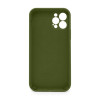 Чохол Full Silicone Case для Apple iPhone 12 Pro army green (45) закрита камера (без логотипу)