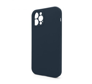Чохол Full Silicone Case для Apple iPhone 12 Pro cosmos blue (46) закрита камера (без логотипу)