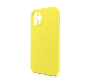 Чохол Full Silicone Case для Apple iPhone 12 Pro canary yellow (50) закрита камера (без логотипу)