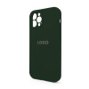 Чохол Full Silicone Case для Apple iPhone 12 Pro atrovirens green (54) закрита камера