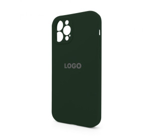 Чохол Full Silicone Case для Apple iPhone 12 Pro atrovirens green (54) закрита камера