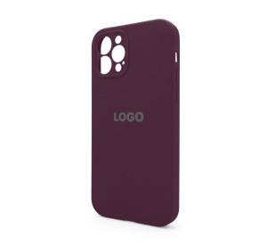 Чохол Full Silicone Case для Apple iPhone 12 Pro plum (57) закрита камера