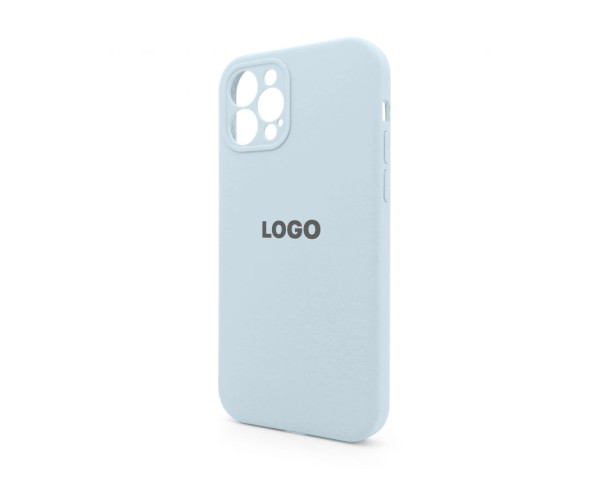 Чохол Full Silicone Case для Apple iPhone 12 Pro sky blue (58) закрита камера
