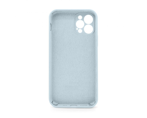 Чохол Full Silicone Case для Apple iPhone 12 Pro sky blue (58) закрита камера