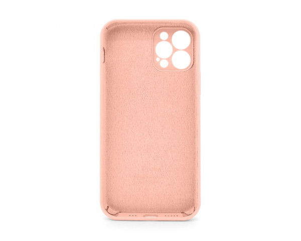 Чохол Full Silicone Case для Apple iPhone 12 Pro grapefruit (61) закрита камера (без логотипу)