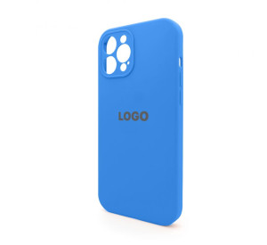Чохол Full Silicone Case для Apple iPhone 12 Pro Max royal blue (03) закрита камера