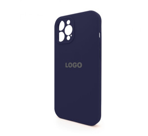 Чохол Full Silicone Case для Apple iPhone 12 Pro Max dark blue (08) закрита камера
