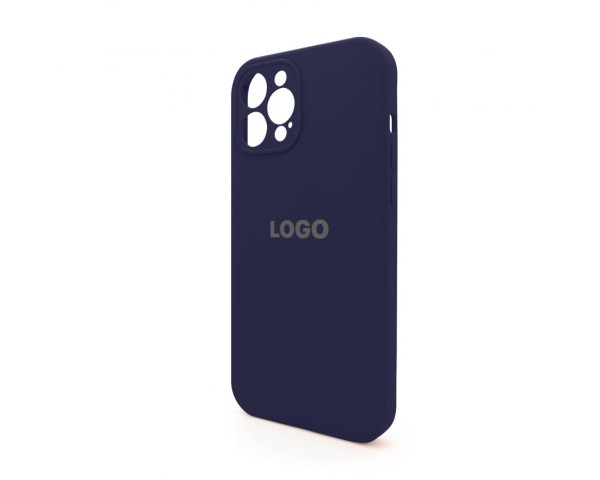 Чохол Full Silicone Case для Apple iPhone 12 Pro Max dark blue (08) закрита камера