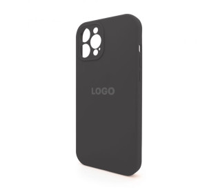 Чохол Full Silicone Case для Apple iPhone 12 Pro Max dark grey (15) закрита камера