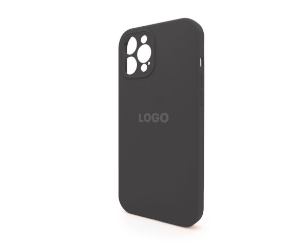 Чохол Full Silicone Case для Apple iPhone 12 Pro Max dark grey (15) закрита камера