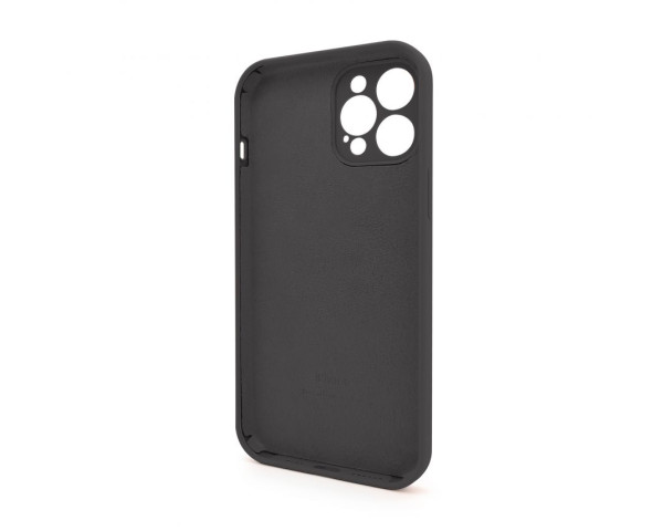 Чохол Full Silicone Case для Apple iPhone 12 Pro Max dark grey (15) закрита камера