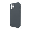 Чохол Full Silicone Case для Apple iPhone 12 Pro Max dark grey (15) закрита камера (без логотипу)