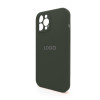 Чохол Full Silicone Case для Apple iPhone 12 Pro Max dark olive (35) закрита камера