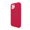Чохол Full Silicone Case для Apple iPhone 12 Pro Max rose red (37) закрита камера