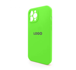 Чохол Full Silicone Case для Apple iPhone 12 Pro Max shiny green (40) закрита камера