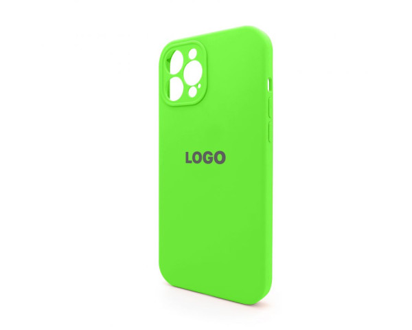 Чохол Full Silicone Case для Apple iPhone 12 Pro Max shiny green (40) закрита камера
