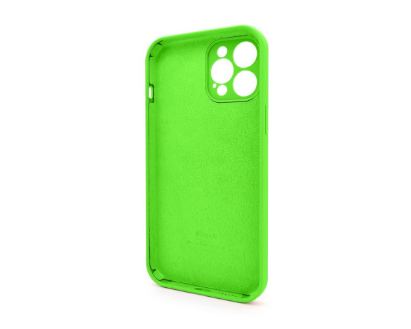 Чохол Full Silicone Case для Apple iPhone 12 Pro Max shiny green (40) закрита камера