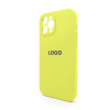 Чохол Full Silicone Case для Apple iPhone 12 Pro Max flash lime (41) закрита камера