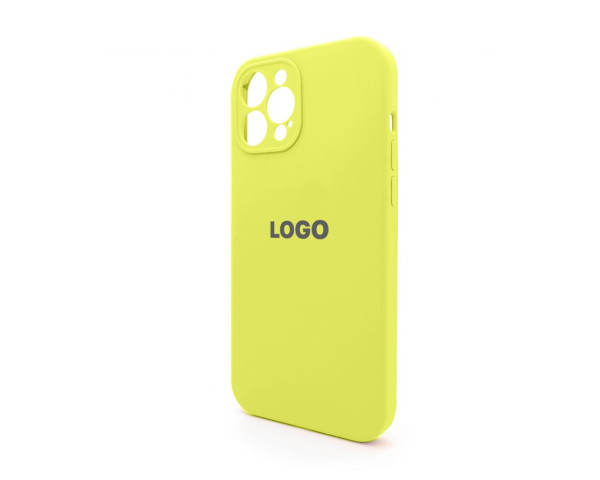 Чохол Full Silicone Case для Apple iPhone 12 Pro Max flash lime (41) закрита камера