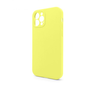 Чохол Full Silicone Case для Apple iPhone 12 Pro Max flash lime (41) закрита камера (без логотипу)