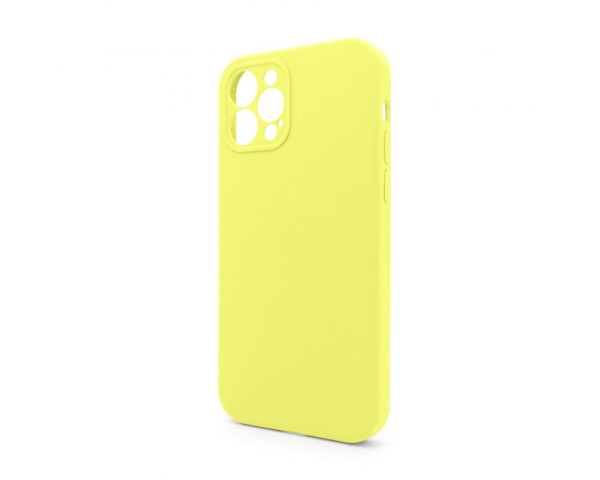 Чохол Full Silicone Case для Apple iPhone 12 Pro Max flash lime (41) закрита камера (без логотипу)