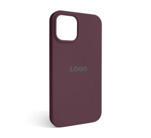 Чохол Full Silicone Case для Apple iPhone 12 Pro Max maroon (42)