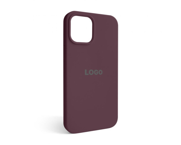 Чохол Full Silicone Case для Apple iPhone 12 Pro Max maroon (42)