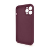 Чохол Full Silicone Case для Apple iPhone 12 Pro Max maroon (42) закрита камера