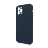 Чохол Full Silicone Case для Apple iPhone 12 Pro Max cosmos blue (46) закрита камера (без логотипу)