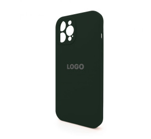 Чохол Full Silicone Case для Apple iPhone 12 Pro Max atrovirens green (54) закрита камера