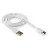 Кабель USB WALKER 110 Type-C white (тех.пак.)