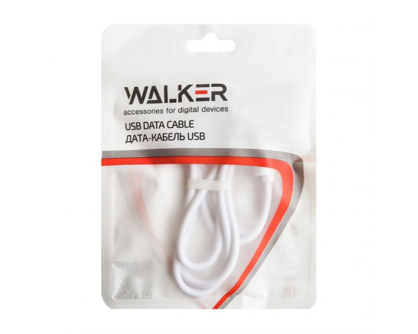 Кабель USB WALKER 110 Type-C white (тех.пак.)