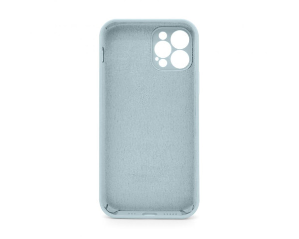 Чохол Full Silicone Case для Apple iPhone 12 Pro Max sky blue (58) закрита камера (без логотипу)