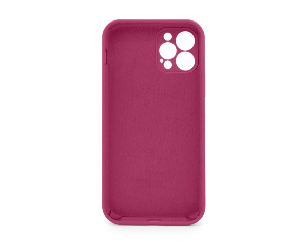 Чохол Full Silicone Case для Apple iPhone 12 Pro Max pomegranate (59) закрита камера (без логотипу)