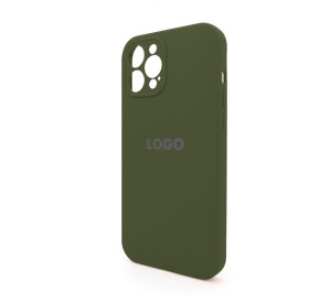 Чохол Full Silicone Case для Apple iPhone 12 Pro Max forest green (63) закрита камера