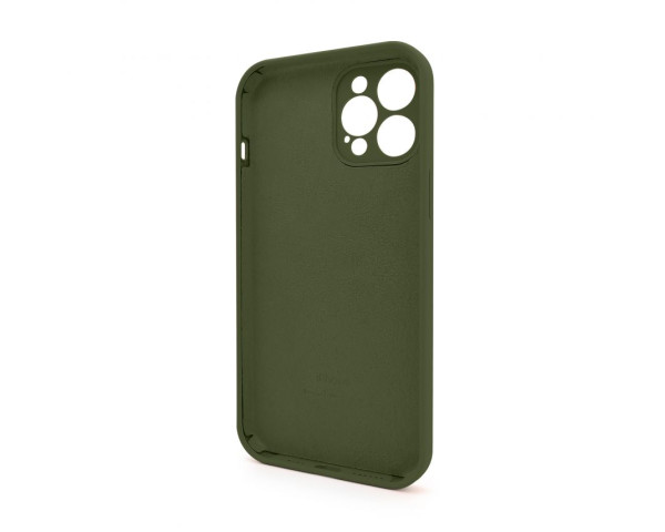 Чохол Full Silicone Case для Apple iPhone 12 Pro Max forest green (63) закрита камера