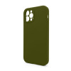 Чохол Full Silicone Case для Apple iPhone 12 Pro Max forest green (63) закрита камера (без логотипу)