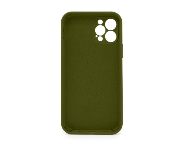 Чохол Full Silicone Case для Apple iPhone 12 Pro Max forest green (63) закрита камера (без логотипу)